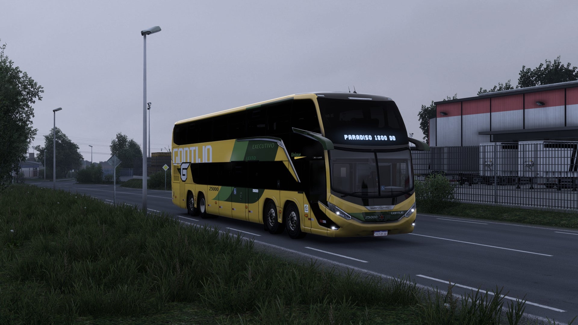 ETS2 Mod Bus G8 DD 1800 Mercedes-Benz 8x2