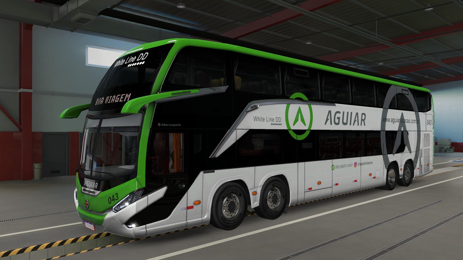ATS Mod Bus G8 DD VOLVO Concept 8x2 Marcopolo 1800