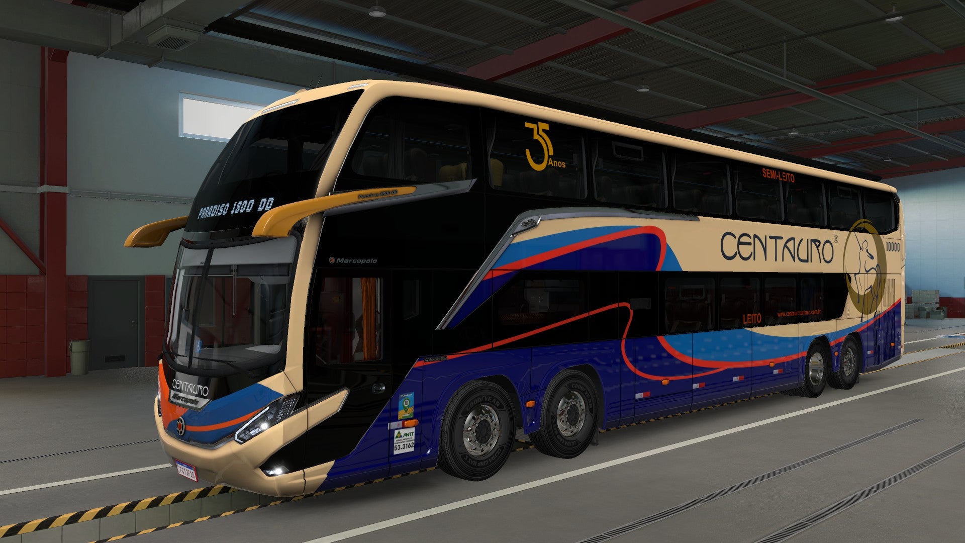 ATS Mod Bus G8 DD VOLVO Concept 8x2 Marcopolo 1800