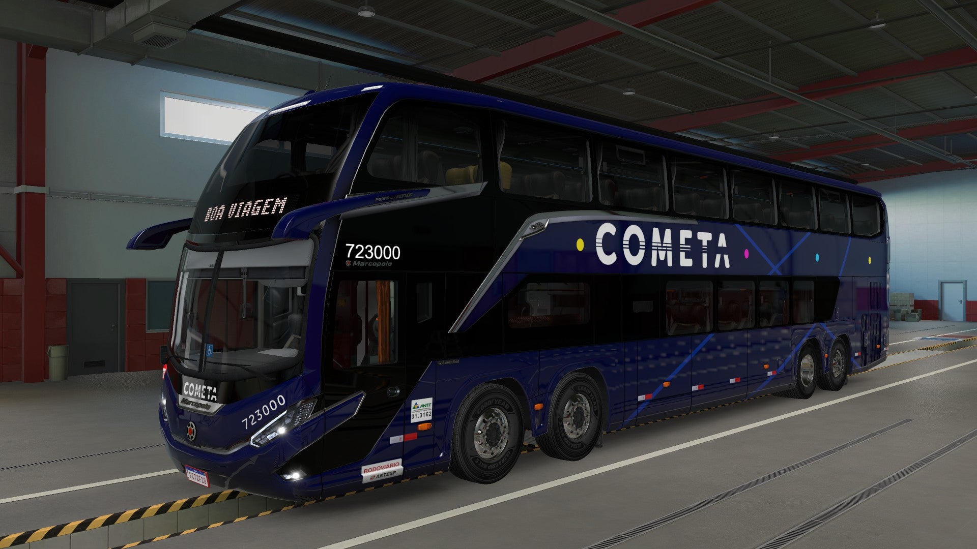 ATS Mod Bus G8 DD VOLVO Concept 8x2 Marcopolo 1800