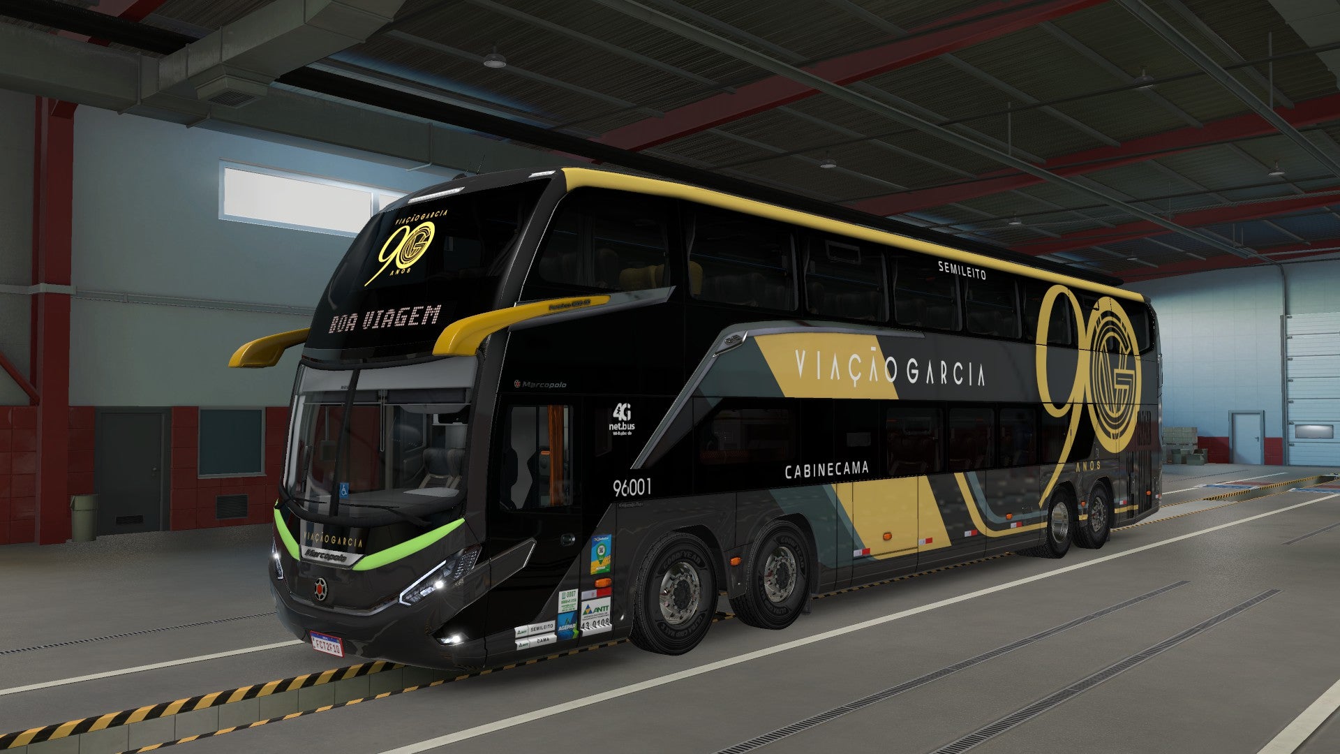 ATS Mod Bus G8 DD VOLVO Concept 8x2 Marcopolo 1800