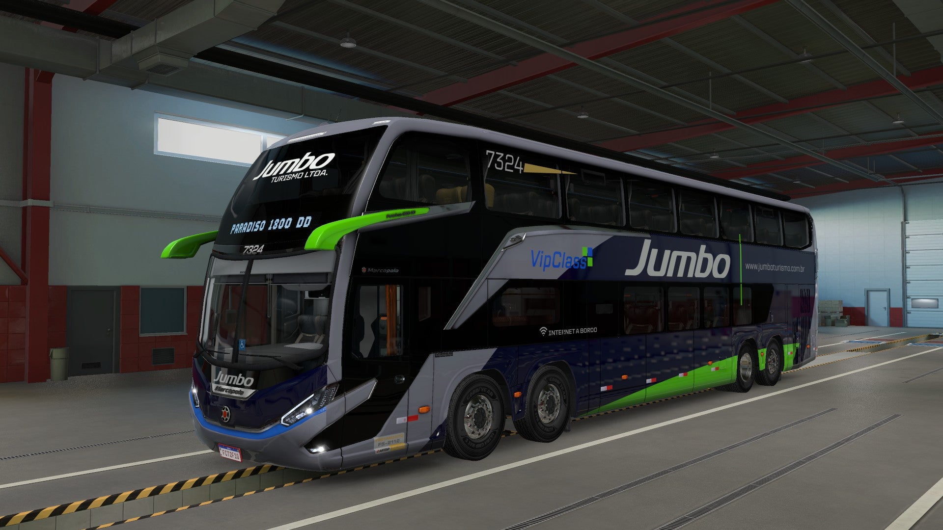 ATS Mod Bus G8 DD VOLVO Concept 8x2 Marcopolo 1800