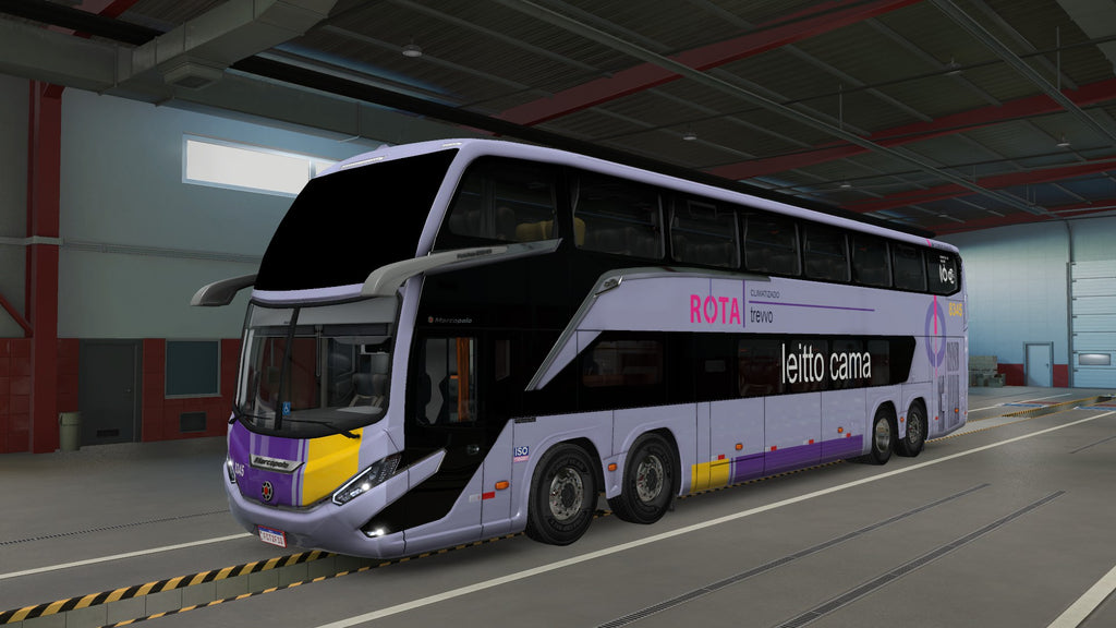 ATS Mod Bus G8 DD VOLVO Concept 8x2 Marcopolo 1800
