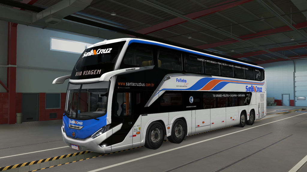 ATS Mod Bus G8 DD VOLVO Concept 8x2 Marcopolo 1800