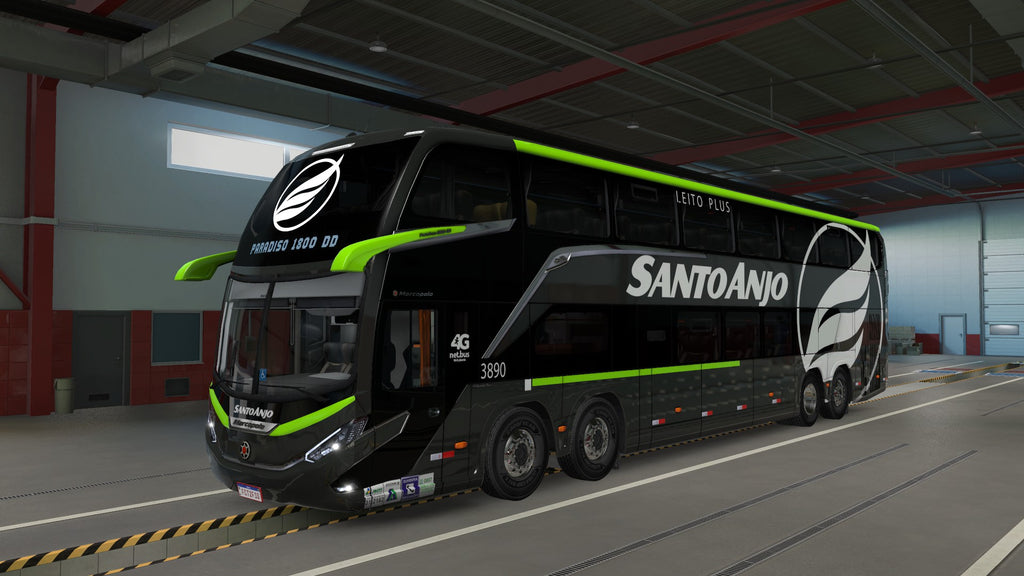 ATS Mod Bus G8 DD VOLVO Concept 8x2 Marcopolo 1800