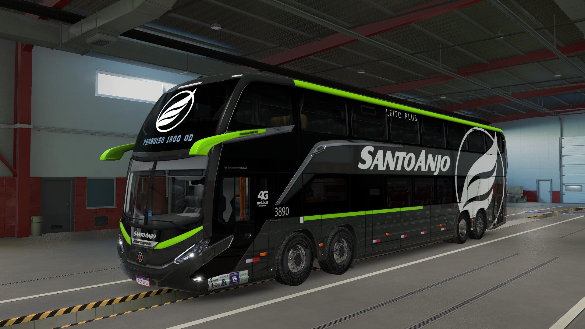 ATS Mod Bus G8 DD VOLVO Concept 8x2 Marcopolo 1800