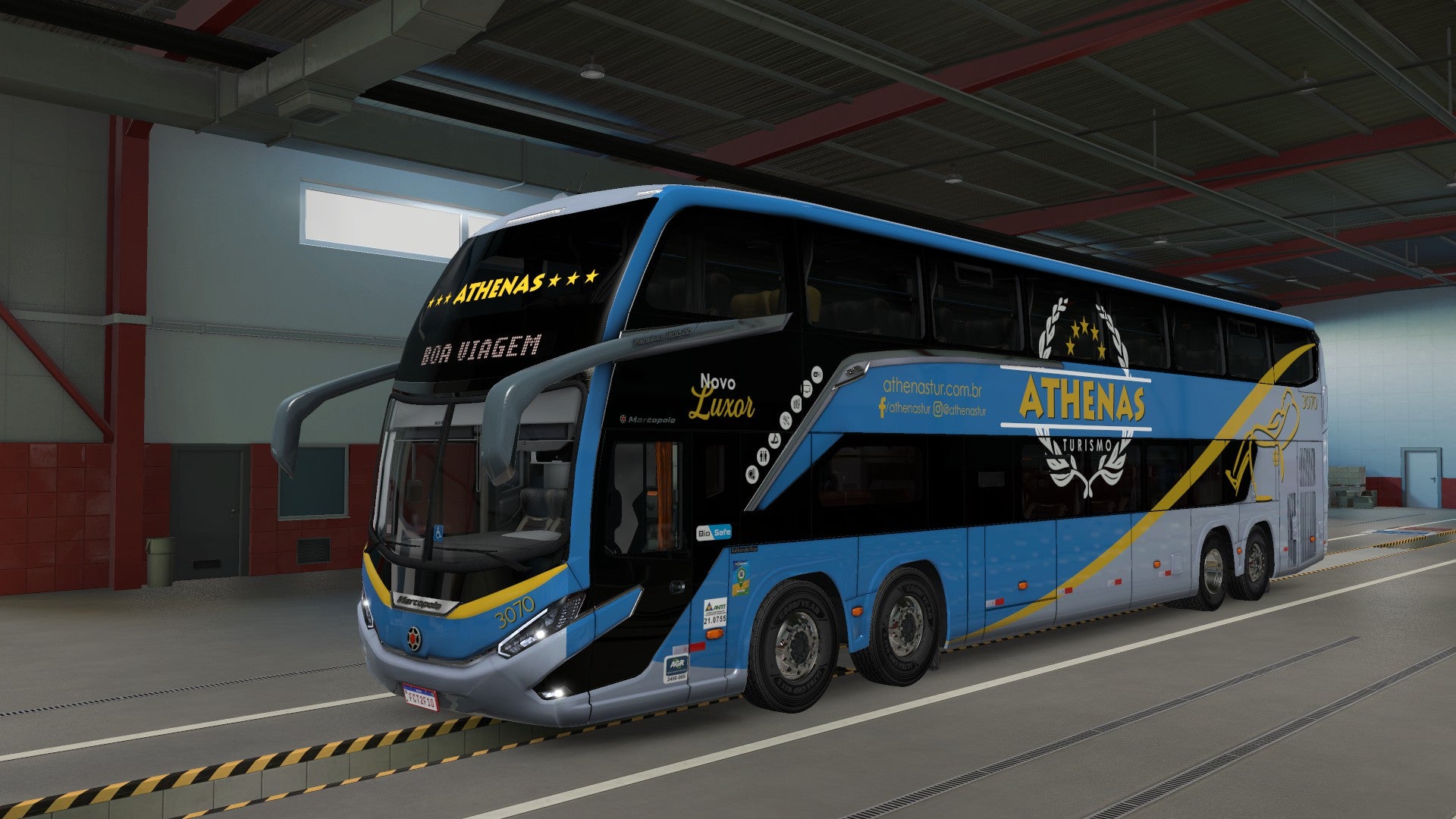 ATS Mod Bus G8 DD VOLVO Concept 8x2 Marcopolo 1800