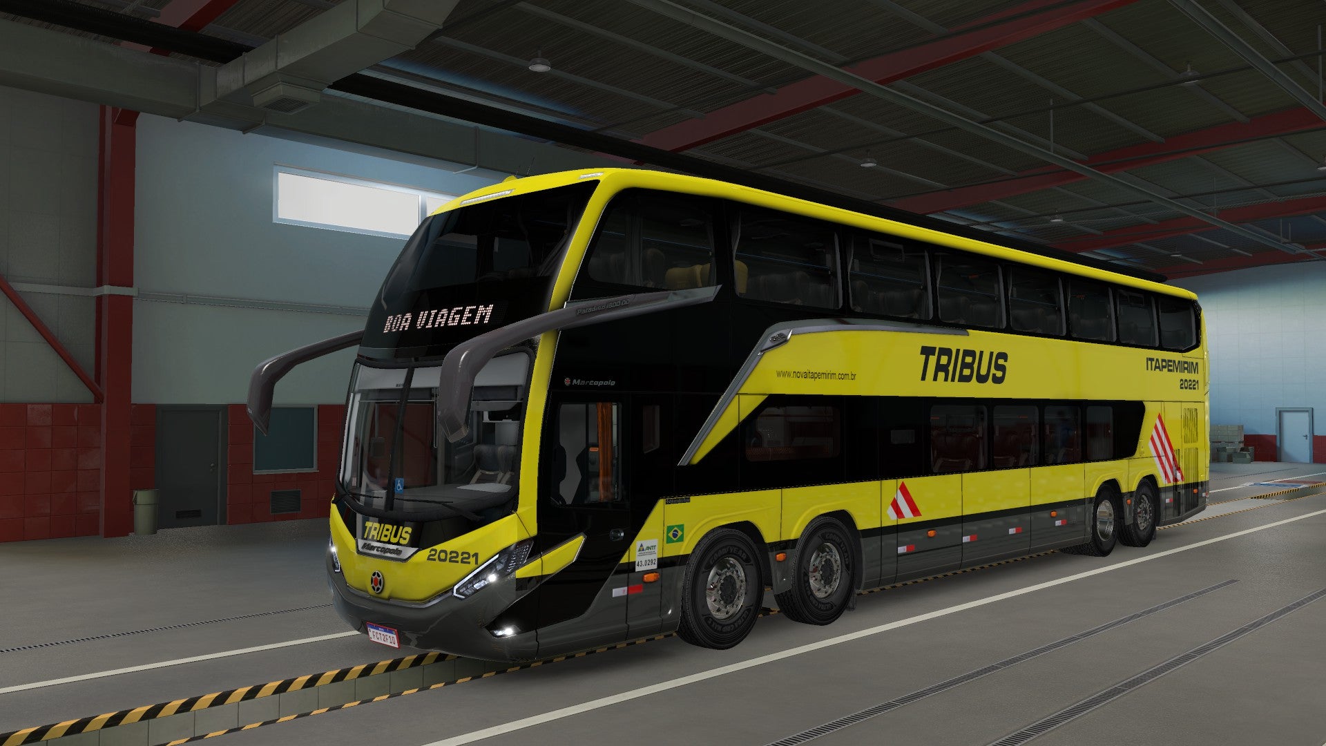 ATS Mod Bus G8 DD VOLVO Concept 8x2 Marcopolo 1800