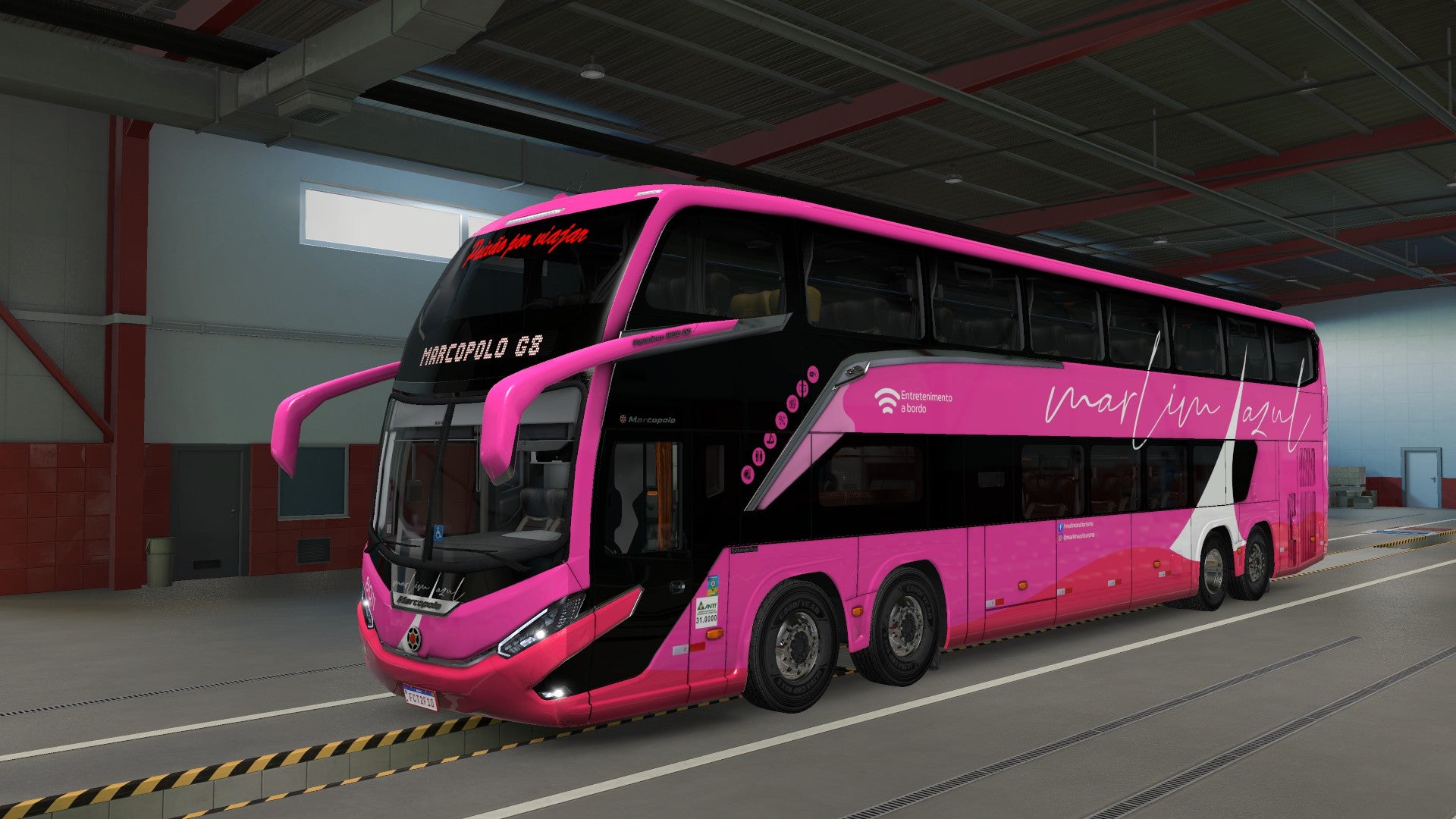 ATS Mod Bus G8 DD VOLVO Concept 8x2 Marcopolo 1800