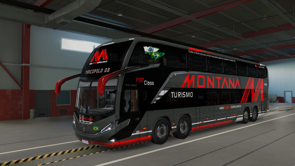 ATS Mod Bus G8 DD VOLVO Concept 8x2 Marcopolo 1800
