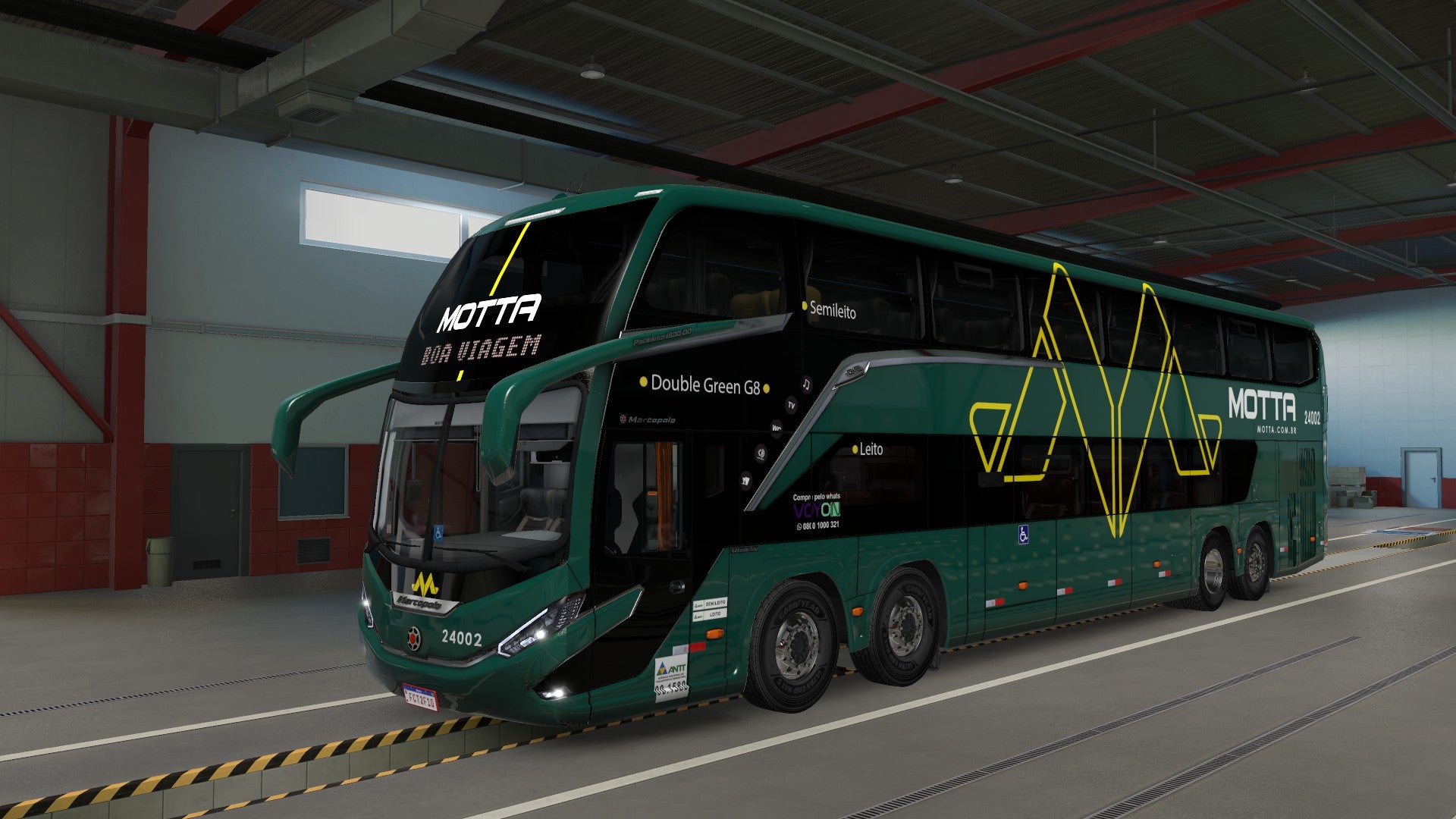 ATS Mod Bus G8 DD VOLVO Concept 8x2 Marcopolo 1800