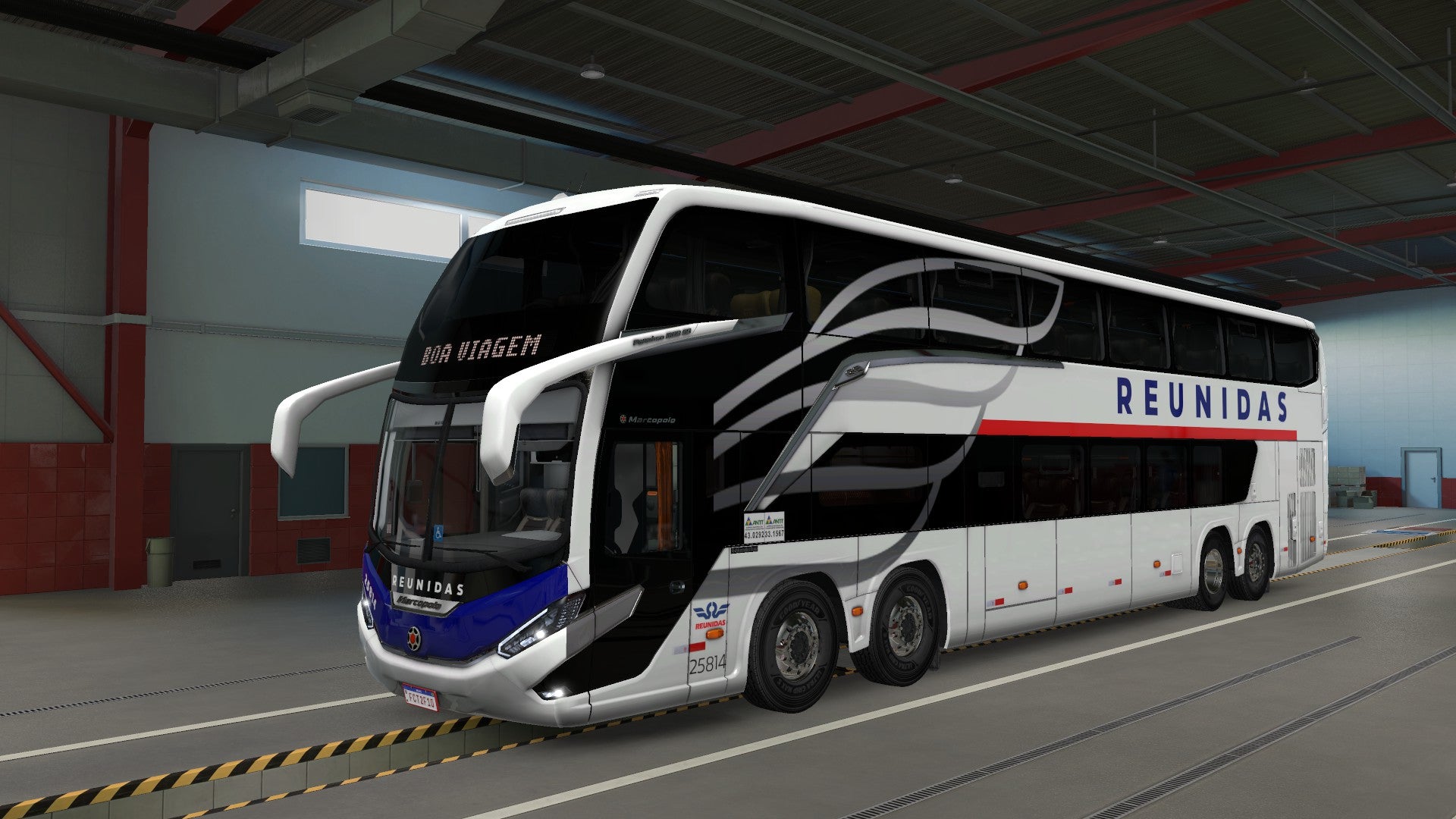 ATS Mod Bus G8 DD VOLVO Concept 8x2 Marcopolo 1800