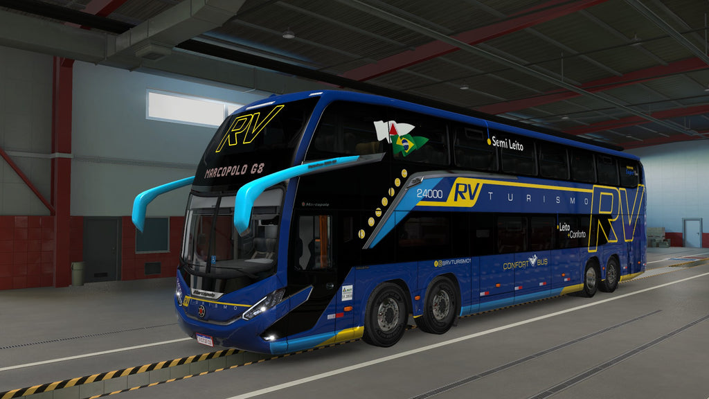 ATS Mod Bus G8 DD VOLVO Concept 8x2 Marcopolo 1800