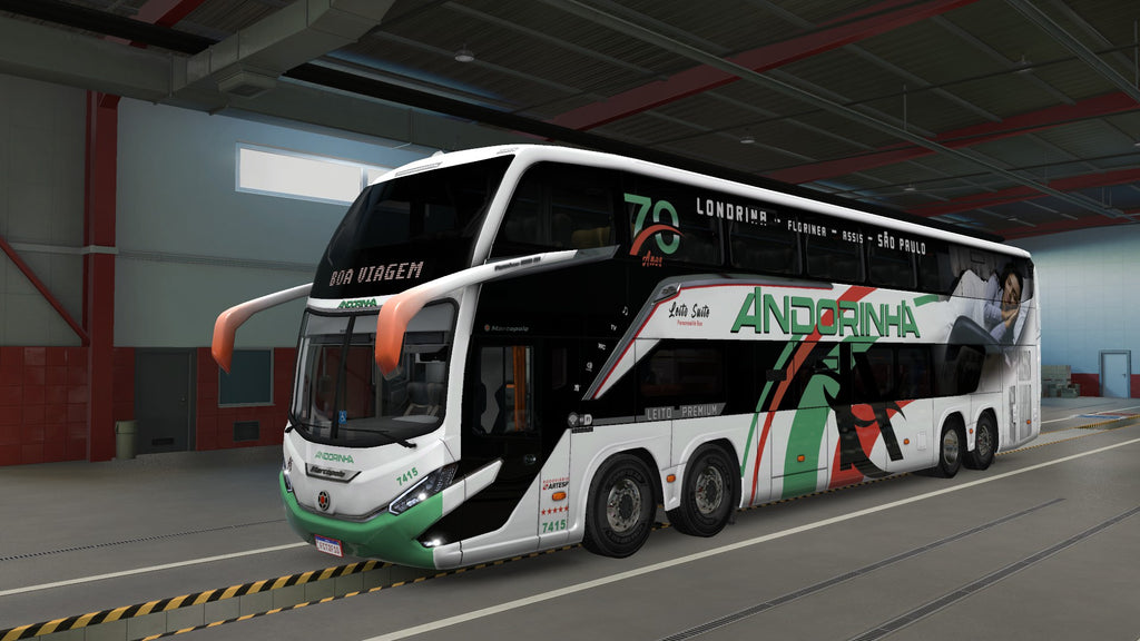 ATS Mod Bus G8 DD VOLVO Concept 8x2 Marcopolo 1800