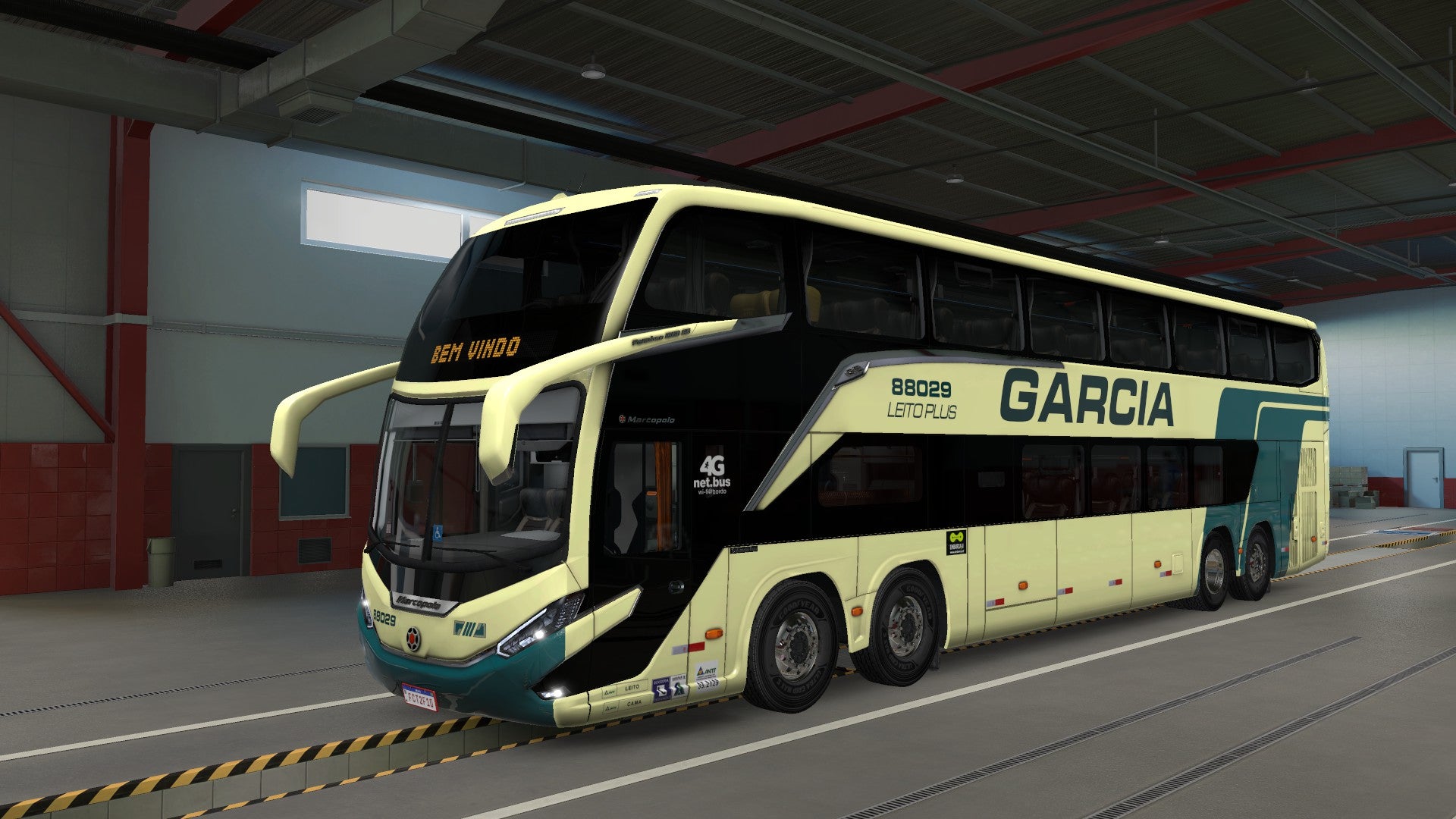 ATS Mod Bus G8 DD VOLVO Concept 8x2 Marcopolo 1800