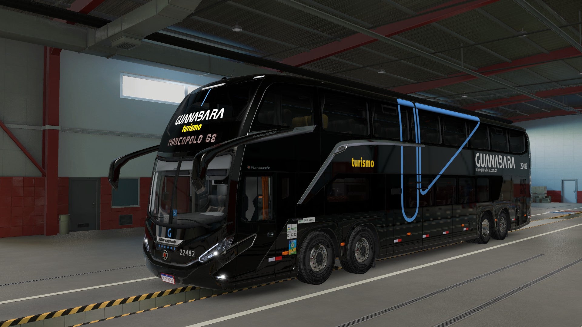 ATS Mod Bus G8 DD VOLVO Concept 8x2 Marcopolo 1800