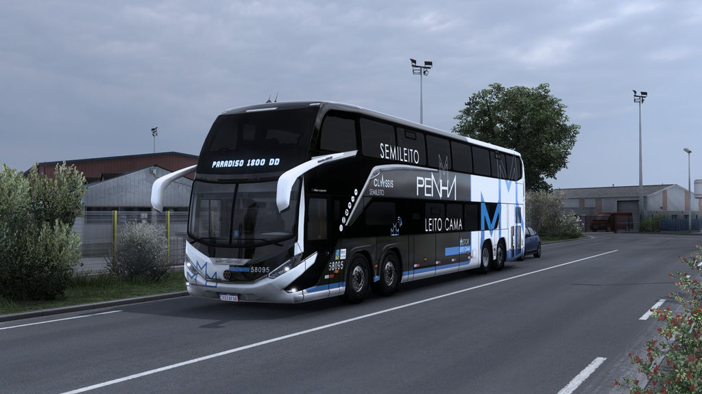 ETS2 Mod Bus G8 DD 1800 Mercedes-Benz 8x2