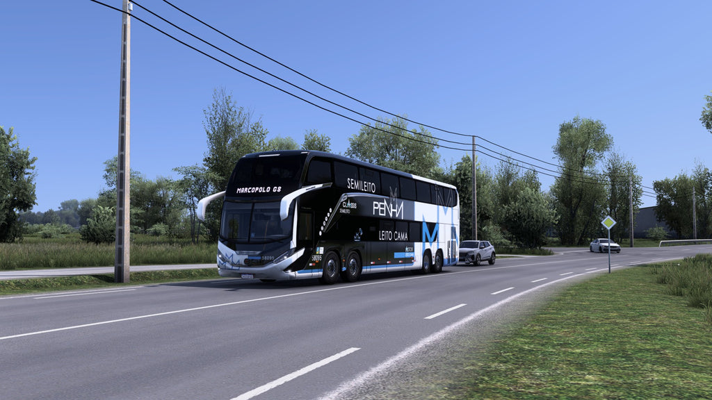 ETS2 Mod Bus G8 DD 1800 Mercedes-Benz 8x2