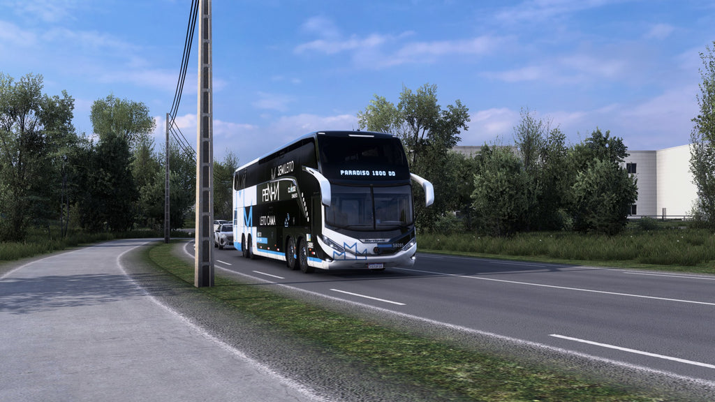 ETS2 Mod Bus G8 DD 1800 Mercedes-Benz 8x2