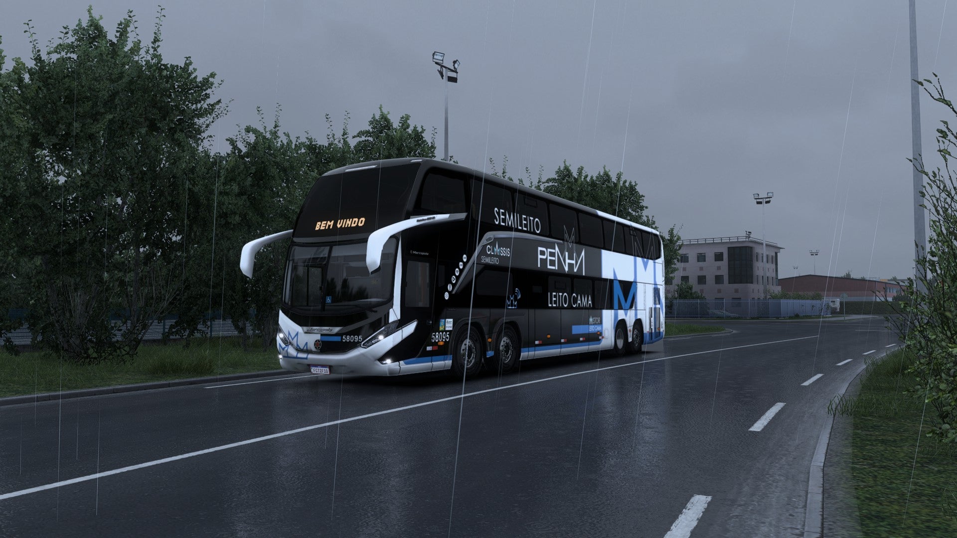 ETS2 Mod Bus G8 DD 1800 Mercedes-Benz 8x2