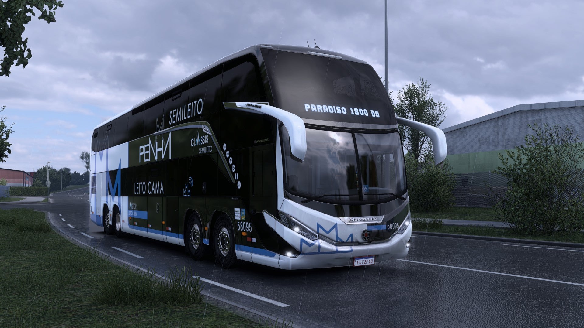 ETS2 Mod Bus G8 DD 1800 Mercedes-Benz 8x2
