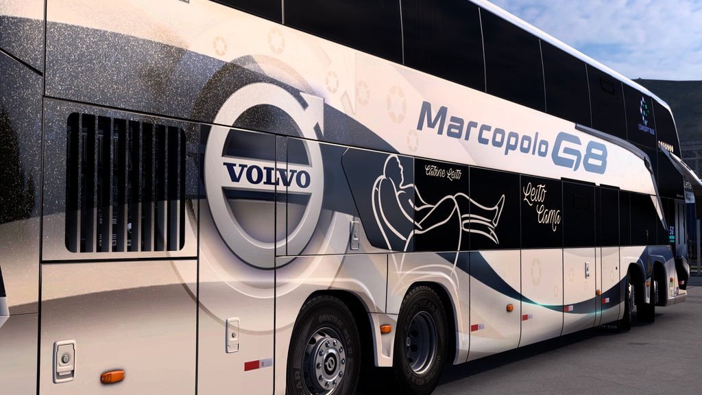 ETS2 LANÇAMENTO Mod Bus G8 DD VOLVO Concept 8x2 Marcopolo 1800