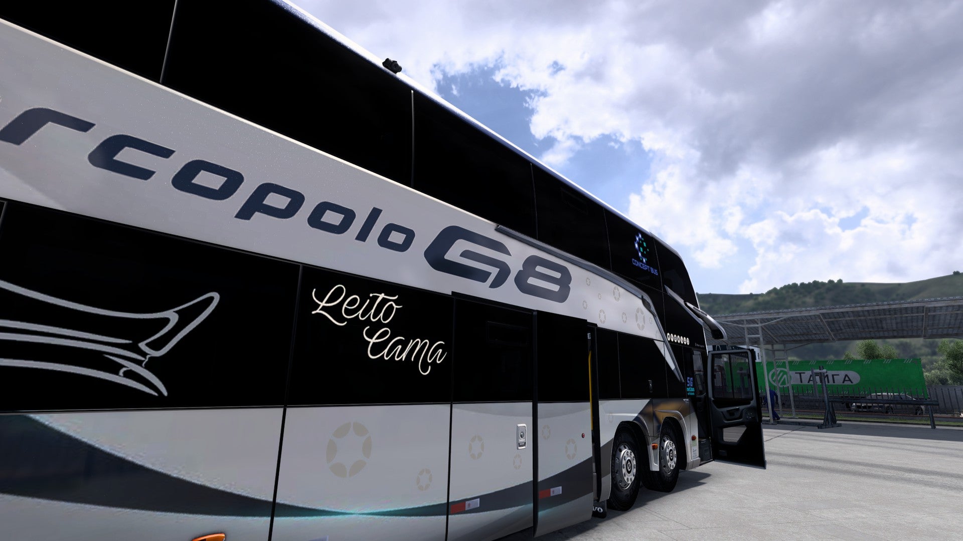 ETS2 LANÇAMENTO Mod Bus G8 DD VOLVO Concept 8x2 Marcopolo 1800