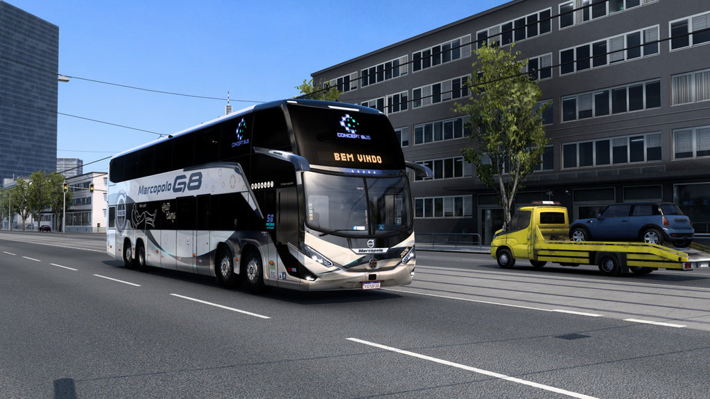 ETS2 LANÇAMENTO Mod Bus G8 DD VOLVO Concept 8x2 Marcopolo 1800
