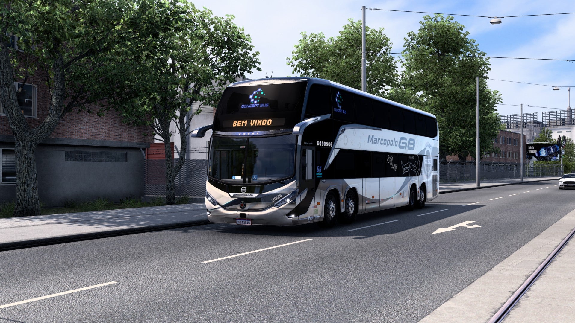 ETS2 LANÇAMENTO Mod Bus G8 DD VOLVO Concept 8x2 Marcopolo 1800