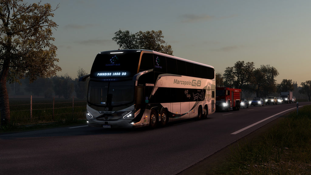 ETS2 LANÇAMENTO Mod Bus G8 DD VOLVO Concept 8x2 Marcopolo 1800
