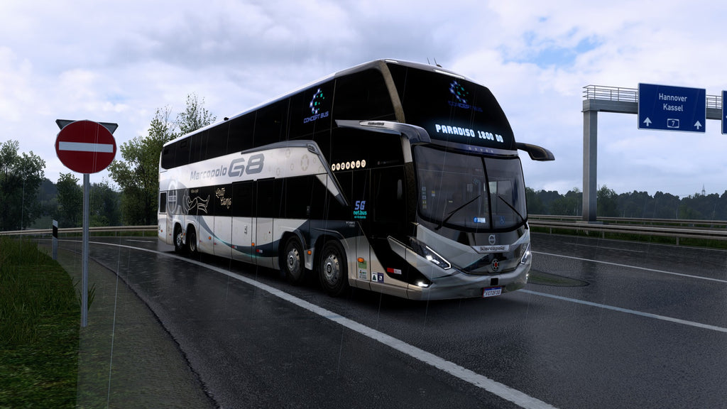 ETS2 LANÇAMENTO Mod Bus G8 DD VOLVO Concept 8x2 Marcopolo 1800