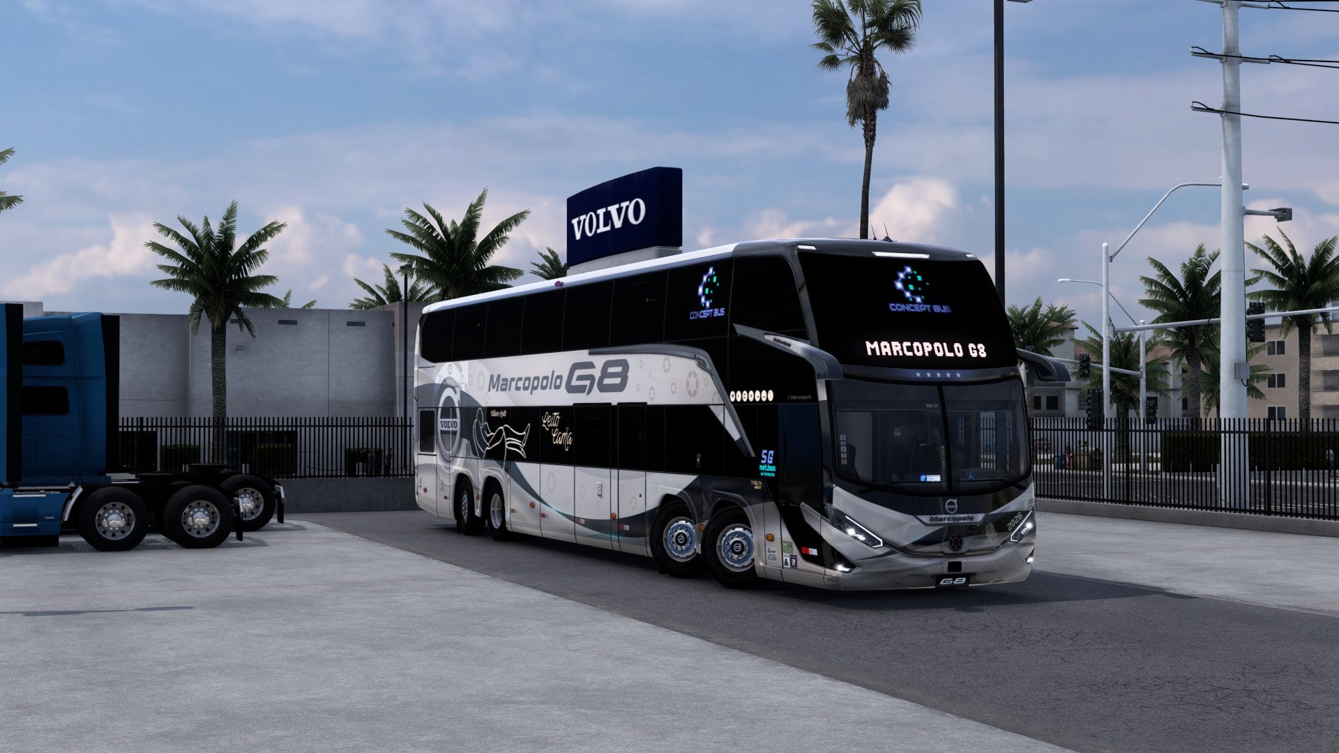 ATS LANÇAMENTO Mod Bus G8 DD VOLVO Concept 8x2 Marcopolo 1800