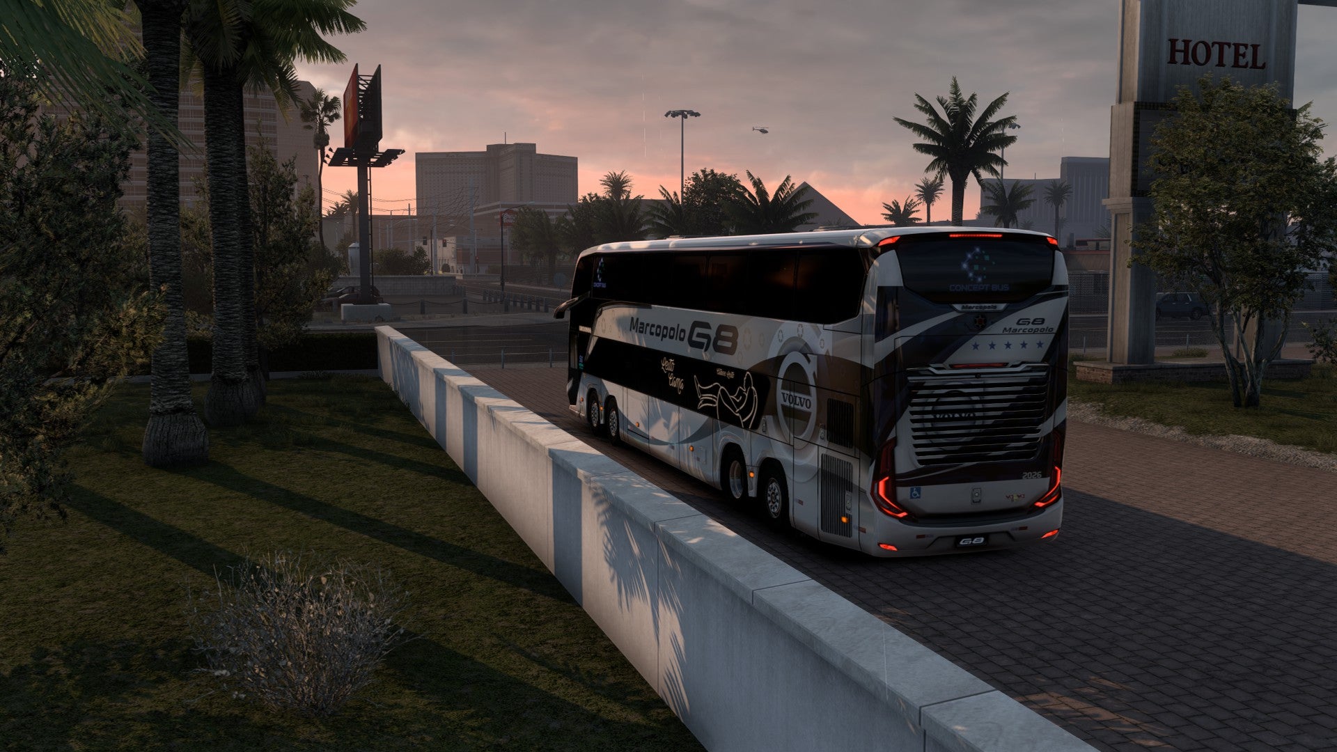 ATS LANÇAMENTO Mod Bus G8 DD VOLVO Concept 8x2 Marcopolo 1800