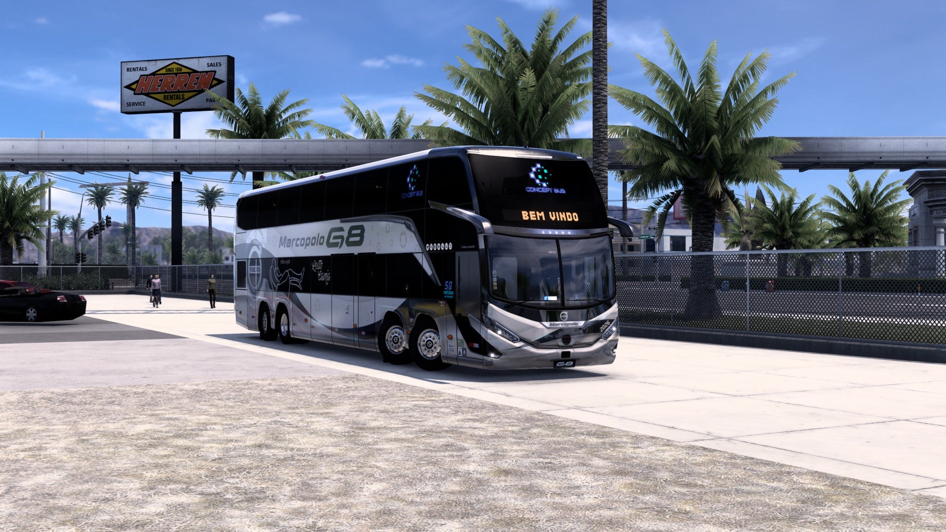 ATS LANÇAMENTO Mod Bus G8 DD VOLVO Concept 8x2 Marcopolo 1800