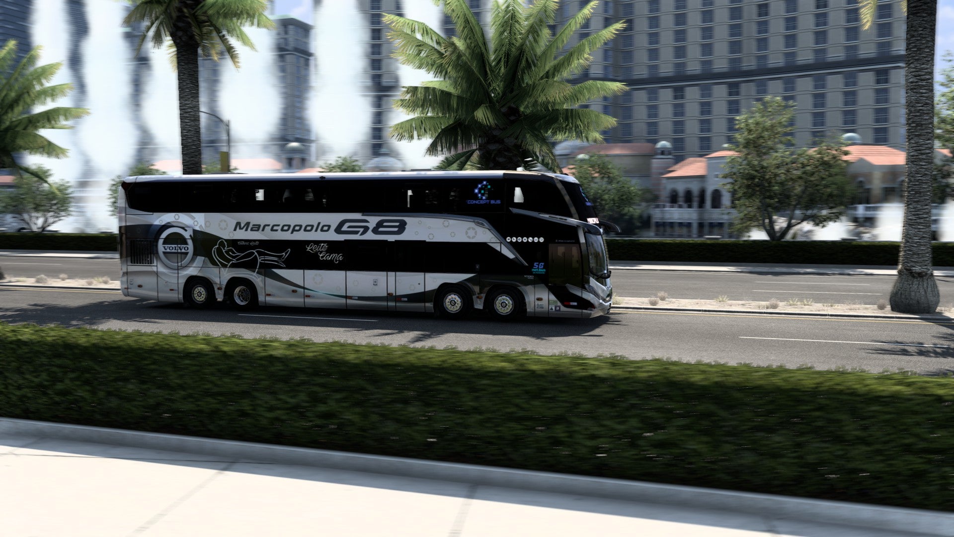 ATS LANÇAMENTO Mod Bus G8 DD VOLVO Concept 8x2 Marcopolo 1800