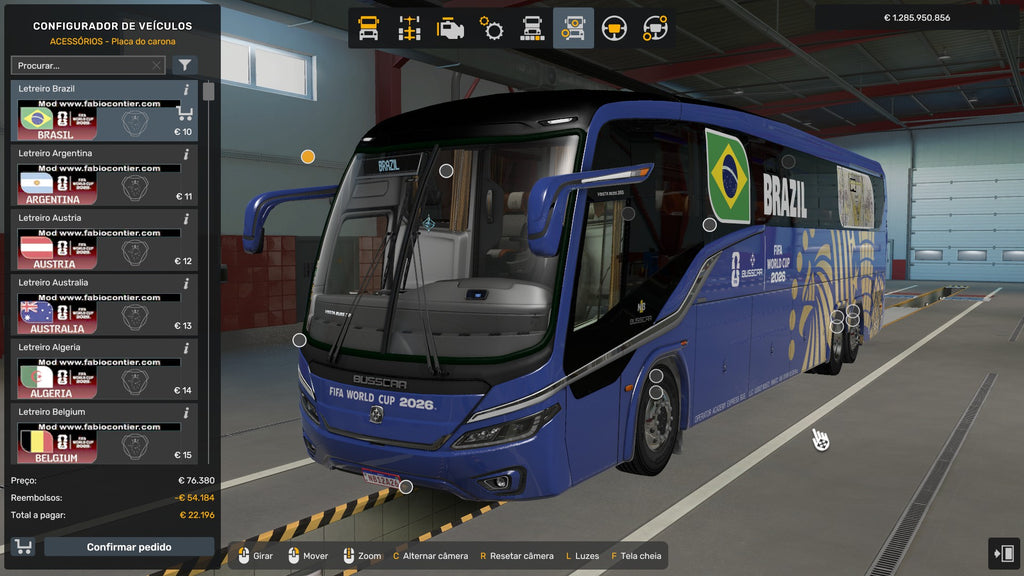 ETS2 NOVO MOD BUSSCAR VISSTA BUSS SCANIA 6X2
