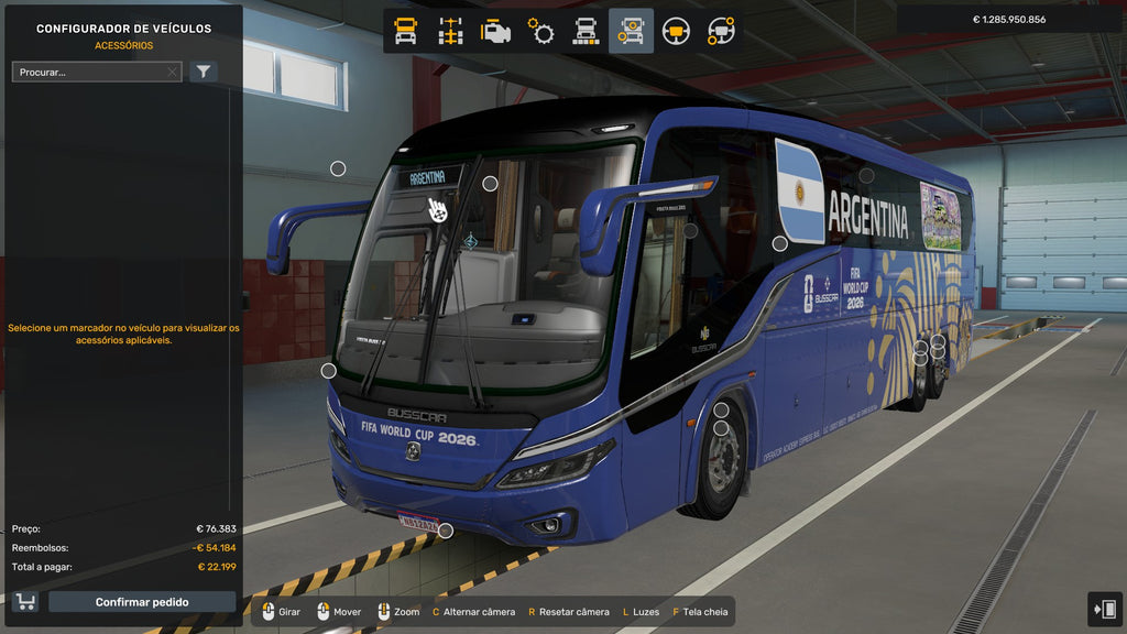 ETS2 NOVO MOD BUSSCAR VISSTA BUSS SCANIA 6X2