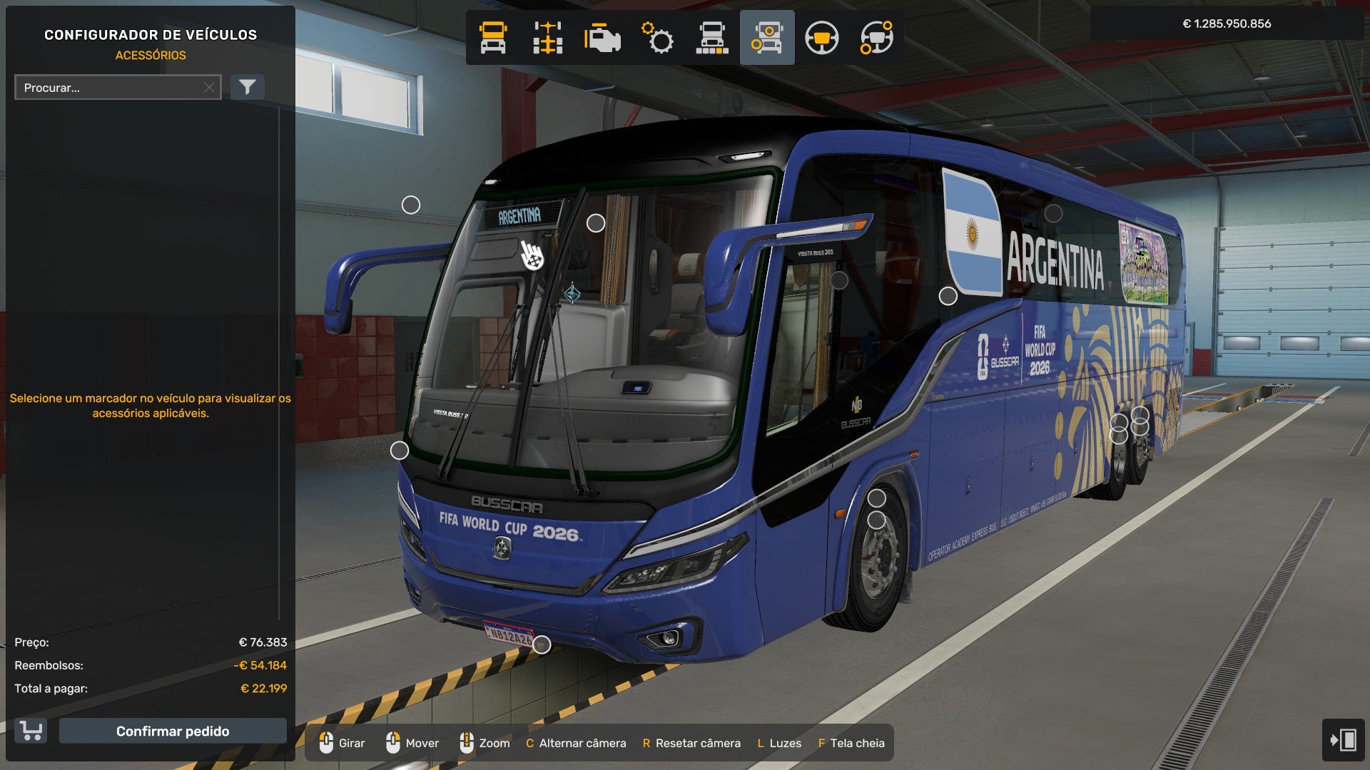 ETS2 NOVO MOD BUSSCAR VISSTA BUSS SCANIA 6X2