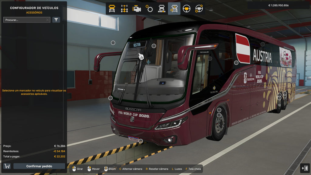 ETS2 NOVO MOD BUSSCAR VISSTA BUSS SCANIA 6X2