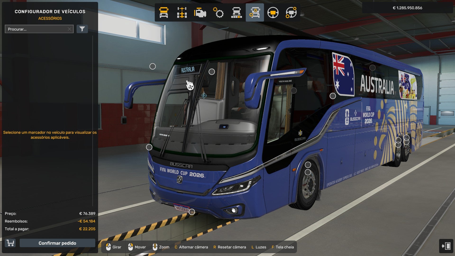 ETS2 NOVO MOD BUSSCAR VISSTA BUSS SCANIA 6X2