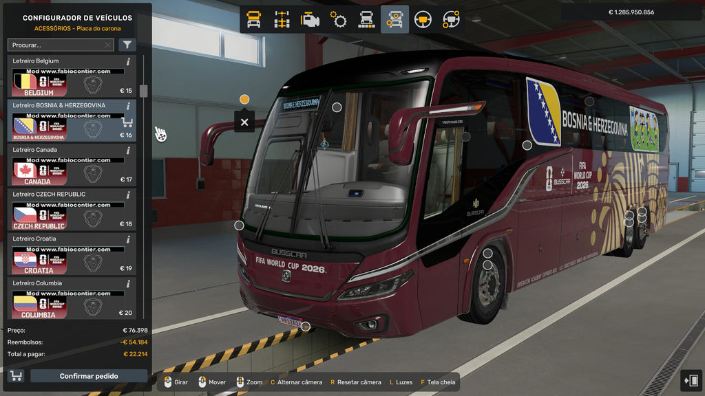 ETS2 NOVO MOD BUSSCAR VISSTA BUSS SCANIA 6X2