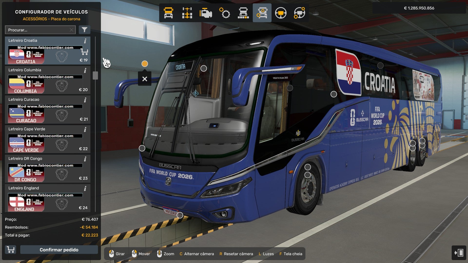 ETS2 NOVO MOD BUSSCAR VISSTA BUSS SCANIA 6X2