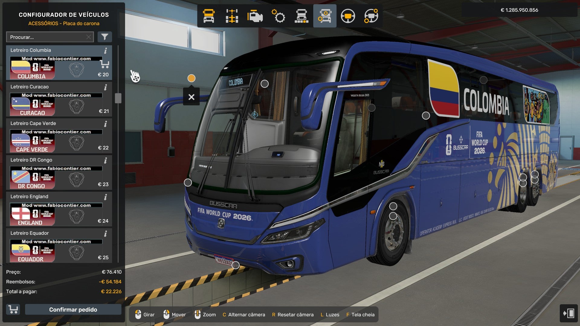 ETS2 NOVO MOD BUSSCAR VISSTA BUSS SCANIA 6X2