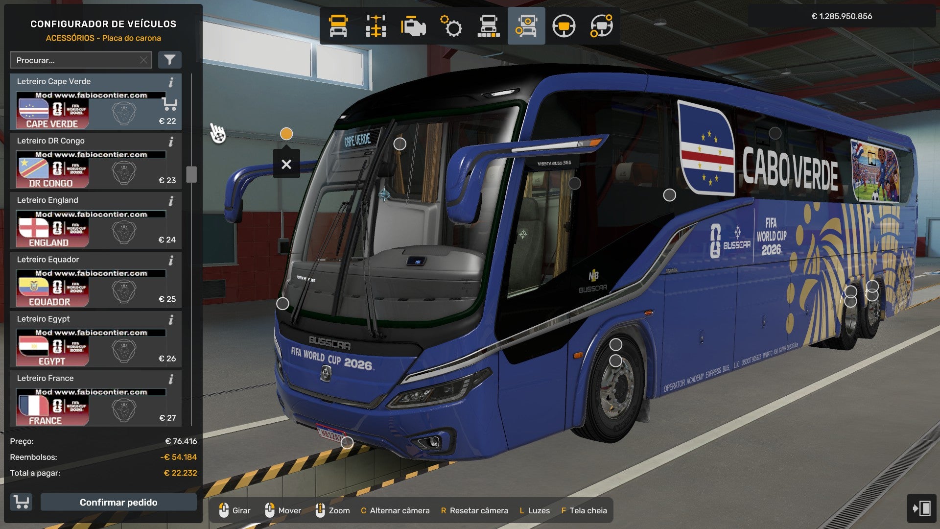 ETS2 NOVO MOD BUSSCAR VISSTA BUSS SCANIA 6X2
