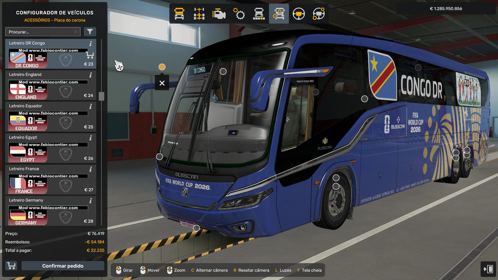 ETS2 NOVO MOD BUSSCAR VISSTA BUSS SCANIA 6X2