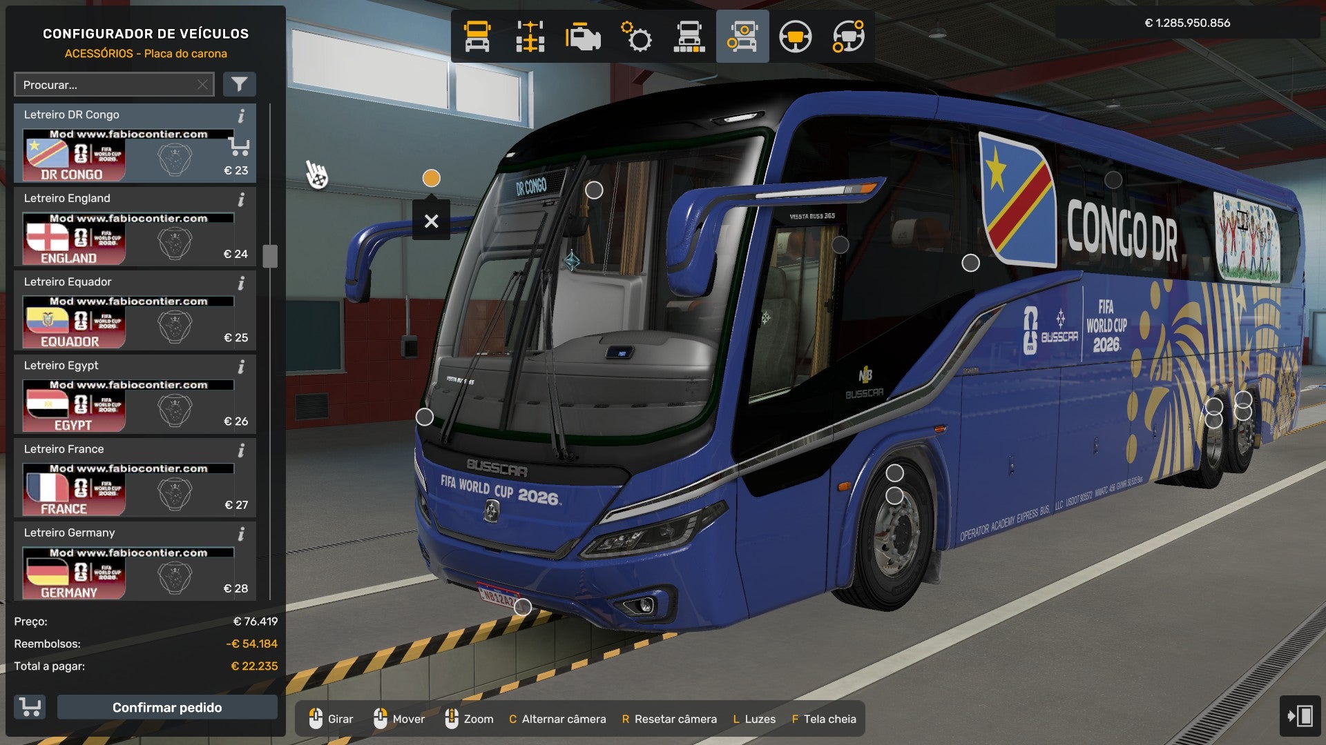 ETS2 NOVO MOD BUSSCAR VISSTA BUSS SCANIA 6X2