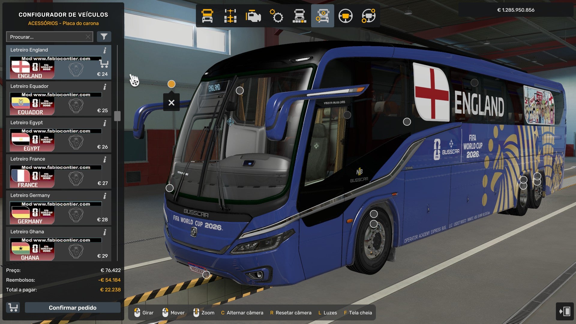 ETS2 NOVO MOD BUSSCAR VISSTA BUSS SCANIA 6X2