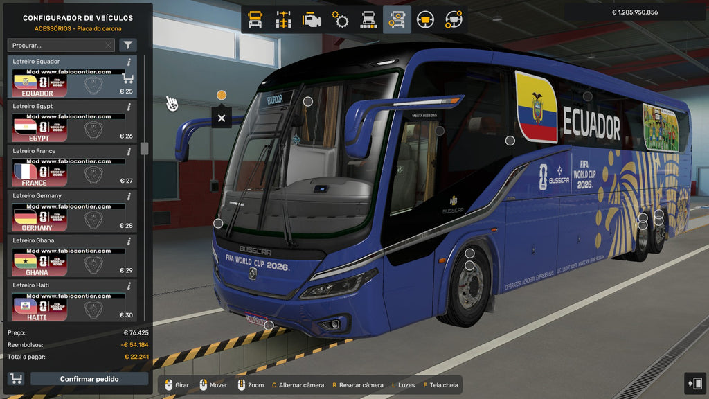 ETS2 NOVO MOD BUSSCAR VISSTA BUSS SCANIA 6X2