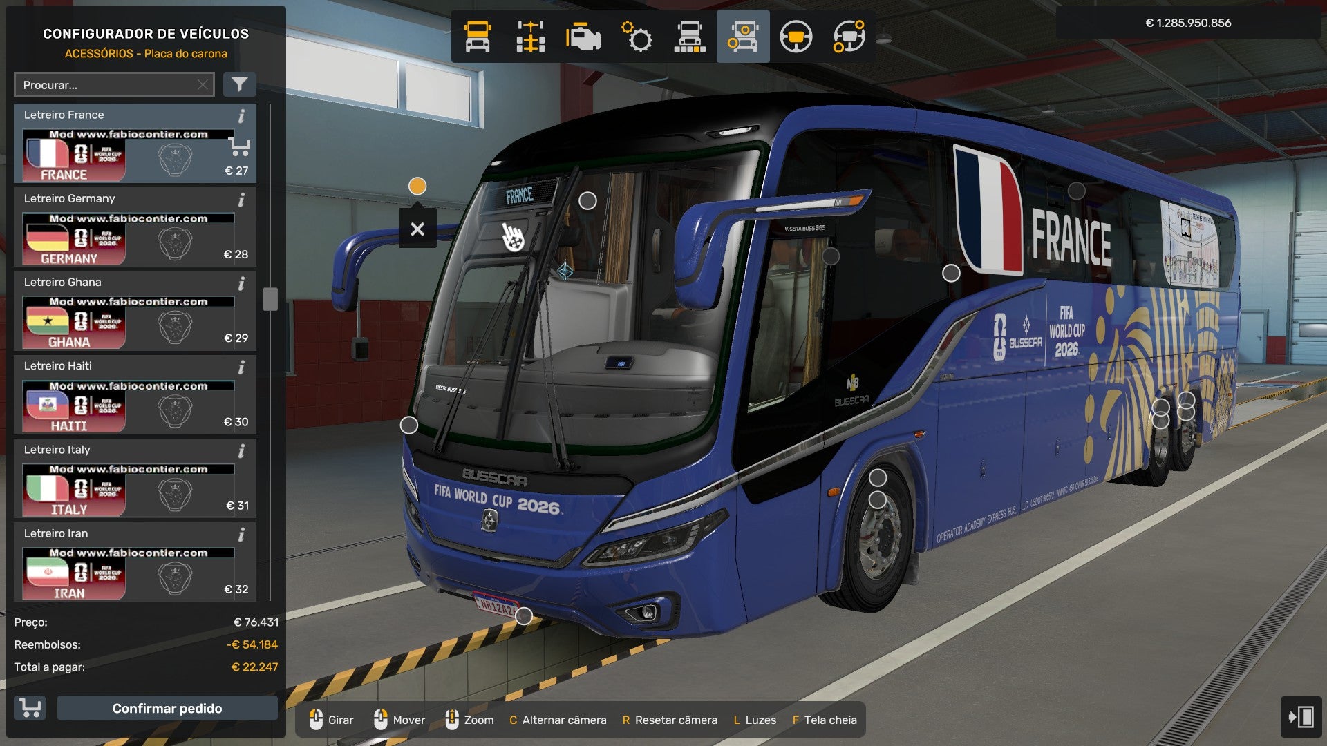 ETS2 NOVO MOD BUSSCAR VISSTA BUSS SCANIA 6X2