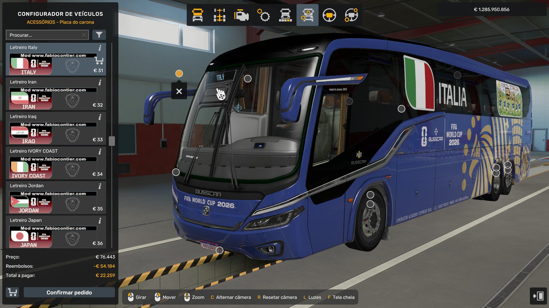 ETS2 NOVO MOD BUSSCAR VISSTA BUSS SCANIA 6X2